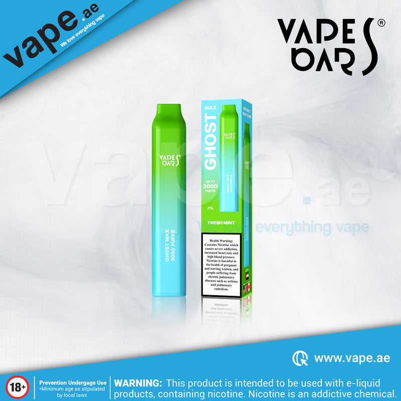 Fresh Mint 3000 Puffs by Vapes Bars Ghost Max