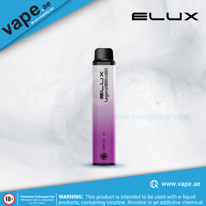 Grape Ice 3500 Puffs 20mg by Elux Legend