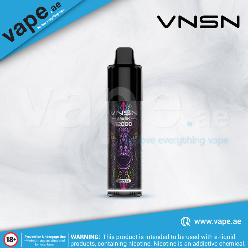 Grape Ice 12000 Puffs 50mg by VNSN Disposable