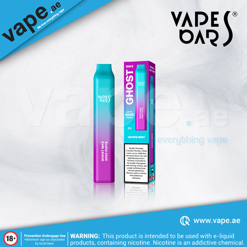 Grape Mint 3000 Puffs by Vapes Bars Ghost Max