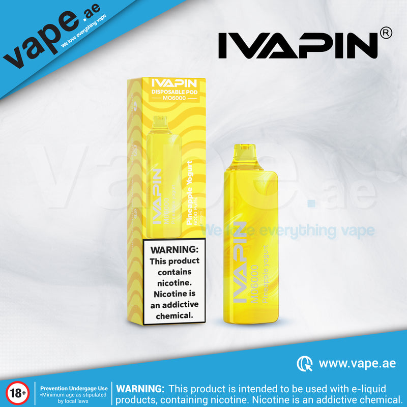 Pineapple Yogurt 6000 Puffs 20mg by IVAPIN