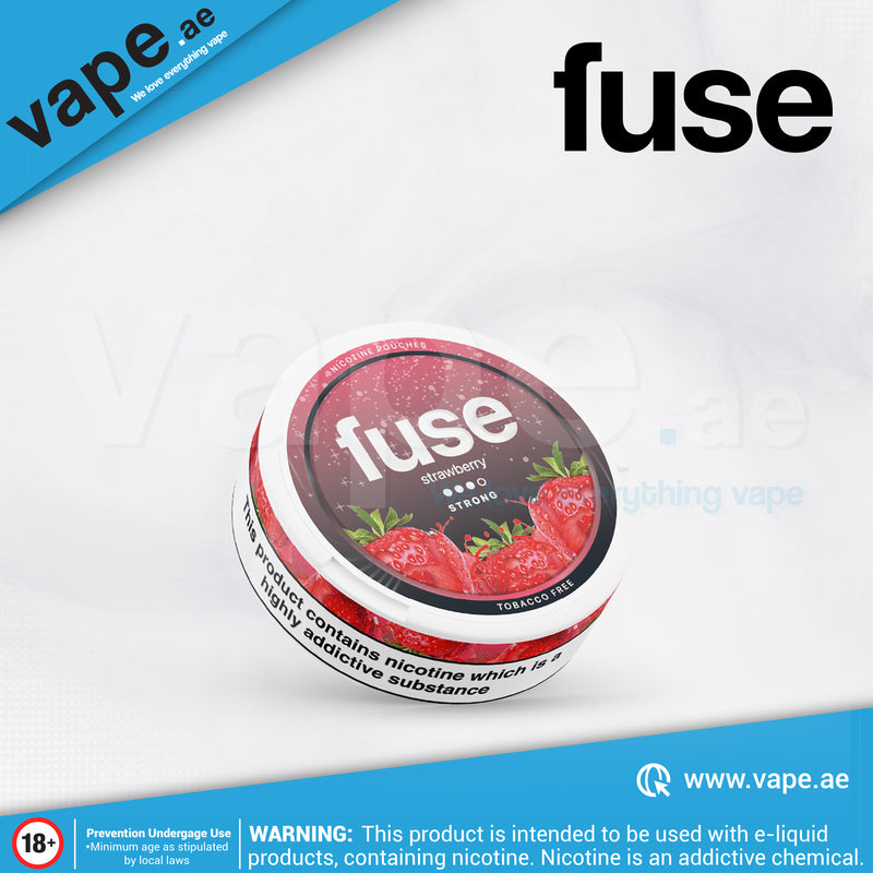 Strawberry 18mg Nicotine Pouch/SNUS by FUSE