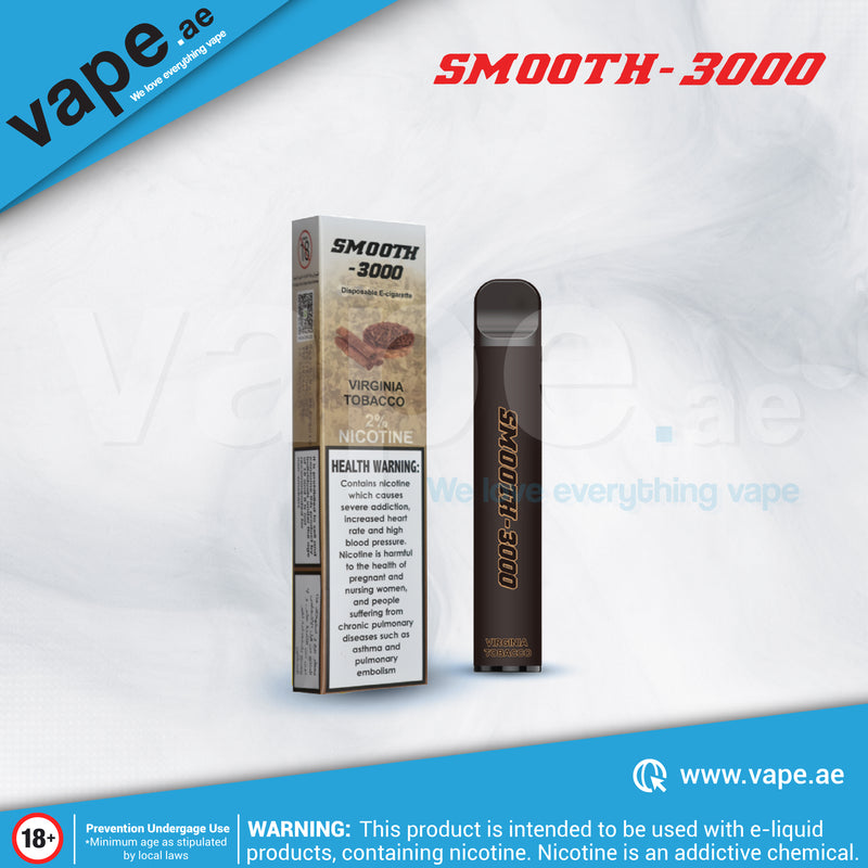 Virginia Tobacco 3000 Puffs 20mg by Smooth