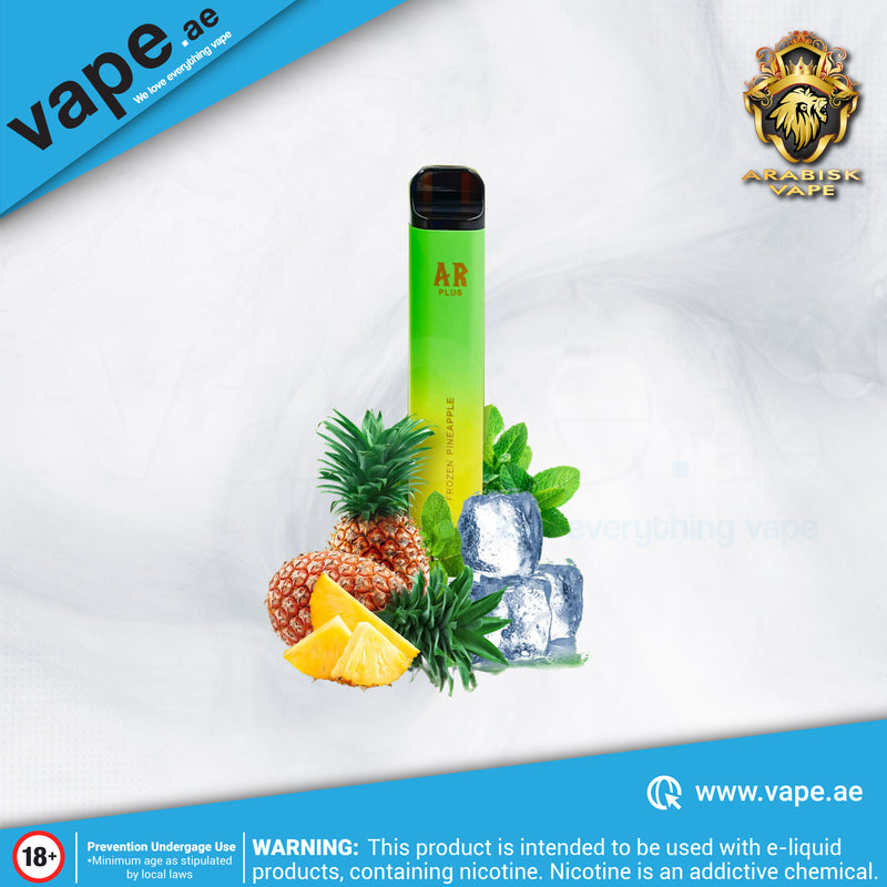 Frozen Pineapple 2500 Puffs 50mg by Arabisk AR Plus Disposable