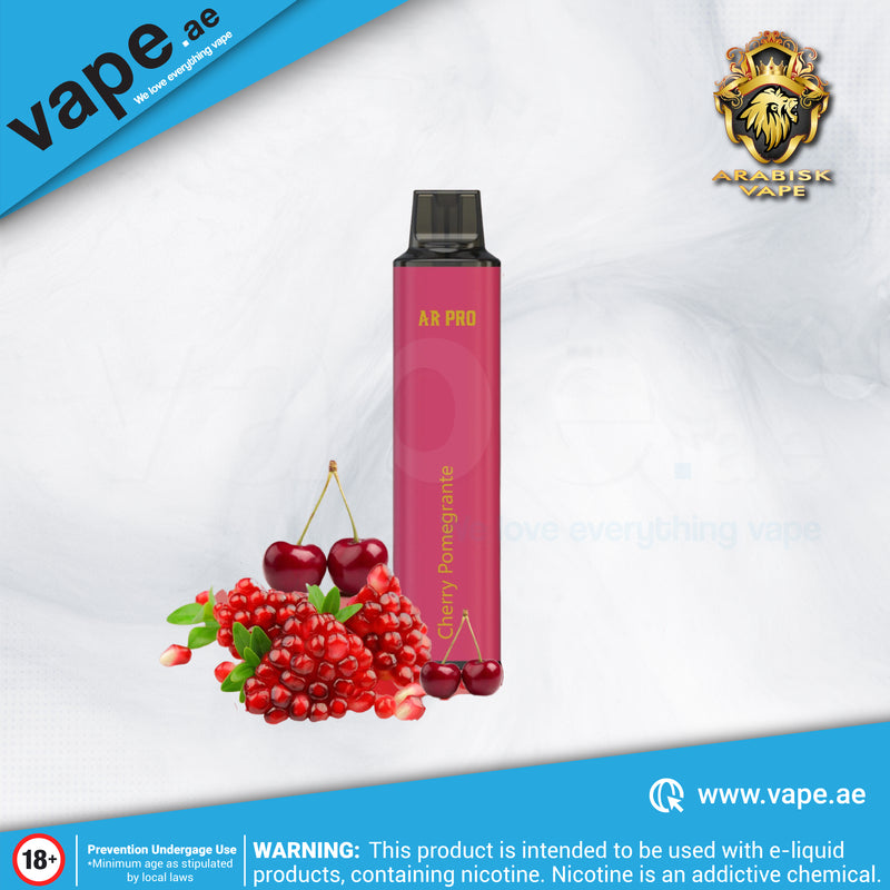 Cherry Pomegranate 4000 Puffs 50mg by Arabisk AR Pro Disposable