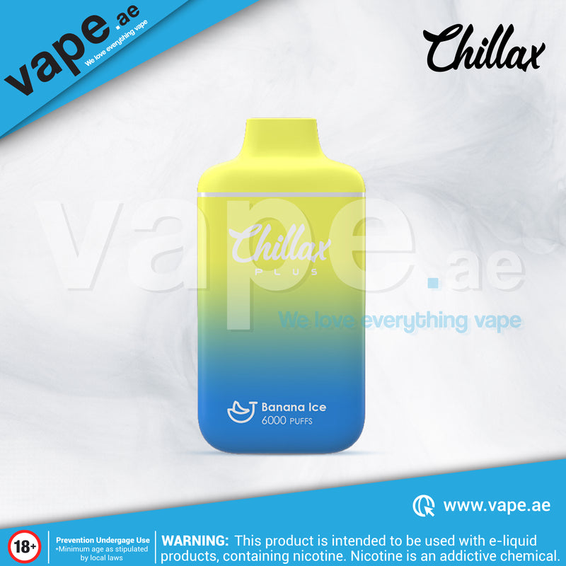 Banana Ice 20mg 6000 Puffs by Chillax Rechargeable
