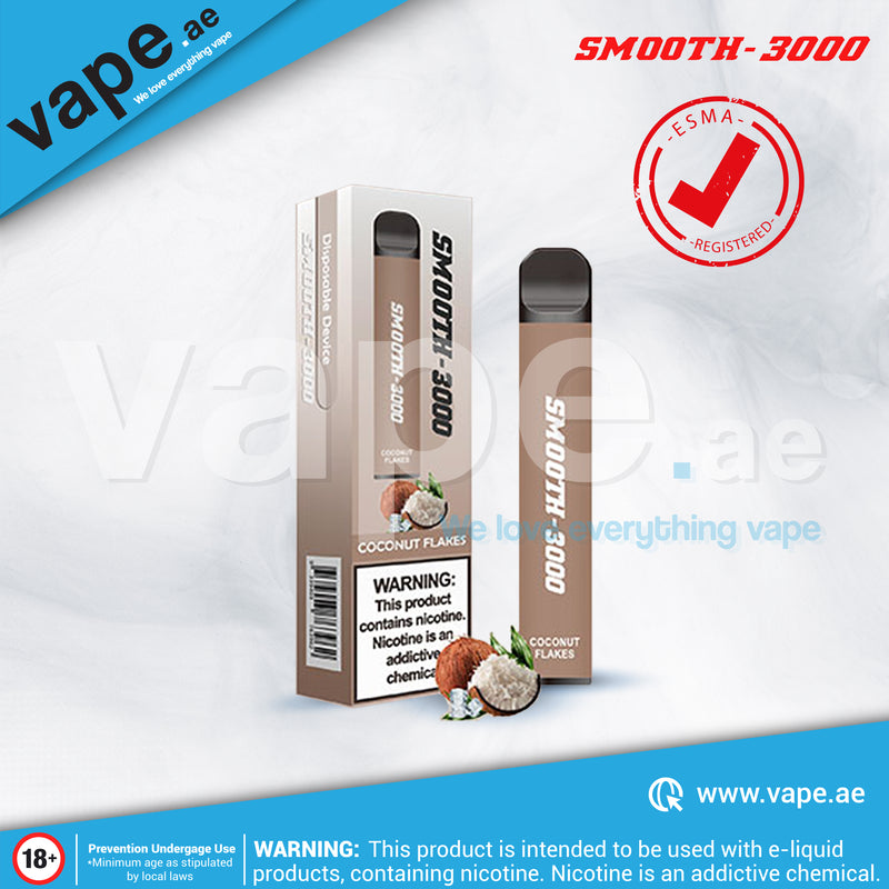 Coconut Flakes 3000 Puffs 20mg by Smooth
