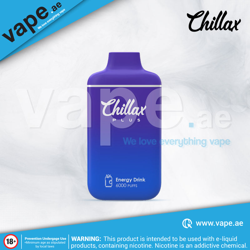 Energy Drink 20mg 6000 Puffs by Chillax Rechargeable Disposable