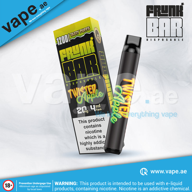 Twisted Apple 1200 Puffs by Frunk Bar Disposable