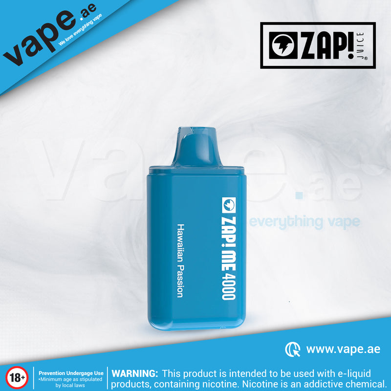 Hawaii Passion Zap Me Disposables 4000 Puffs 50mg by Zap! Juice