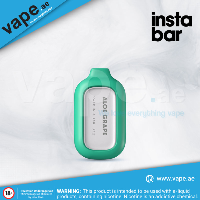 Aloe Grape 20mg 5000 Puffs by Insta Bar Rechargeable