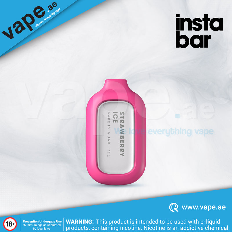 Strawberry Ice 20mg 5000 Puffs by Insta Bar Rechargeable