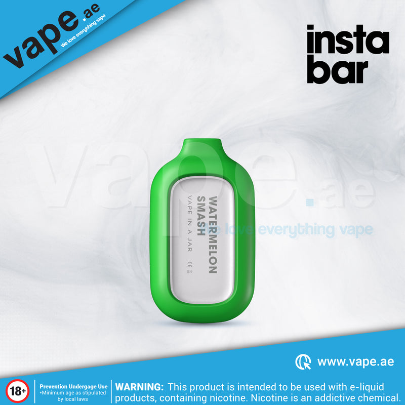 Watermelon Smash 20mg  5000 Puffs by Insta Bar Rechargeable