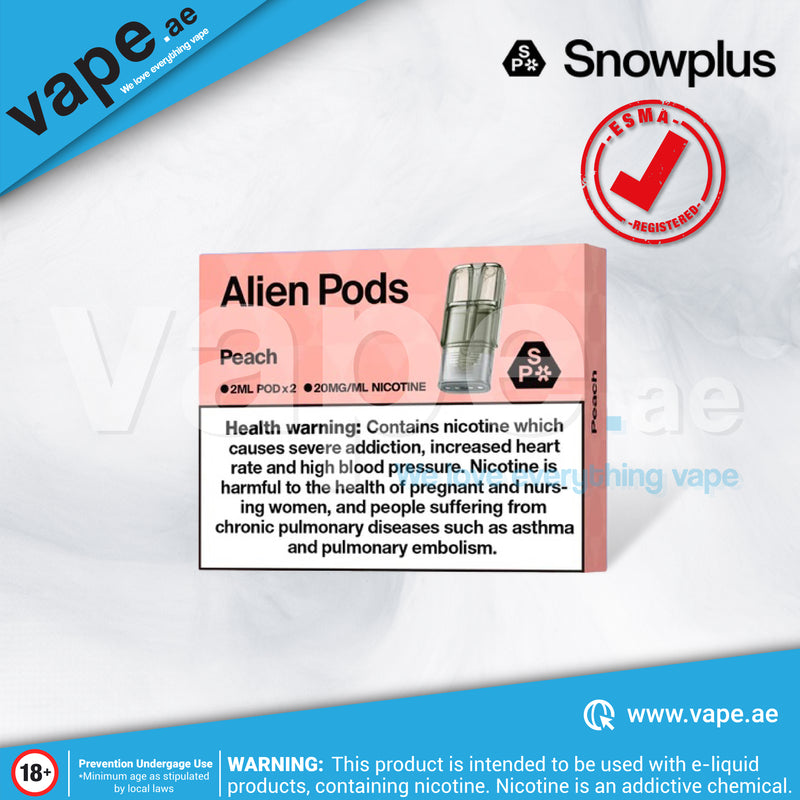 Peach Alien Pods by Snowplus