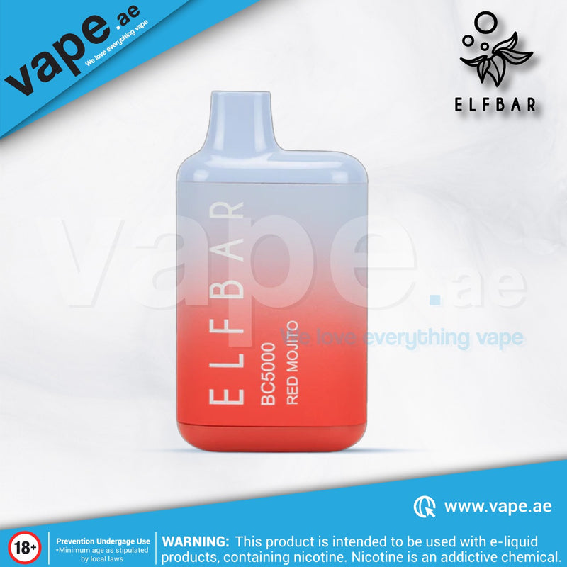 Red Mojito 2% by Elf Bar BC5000 Rechargeable Disposable