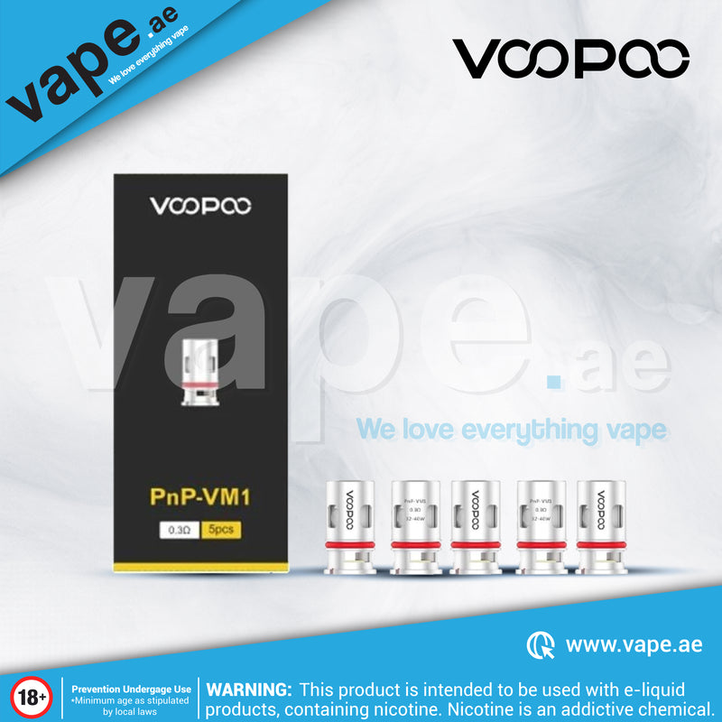 PnP Replacement Coil VM1 0.3ohm ( 5 PC ) by Voopoo