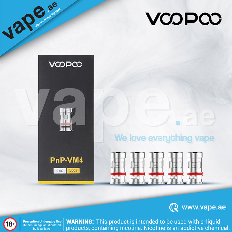 PnP Replacement Coil VM4 0.6ohm ( 5 PC ) by Voopoo