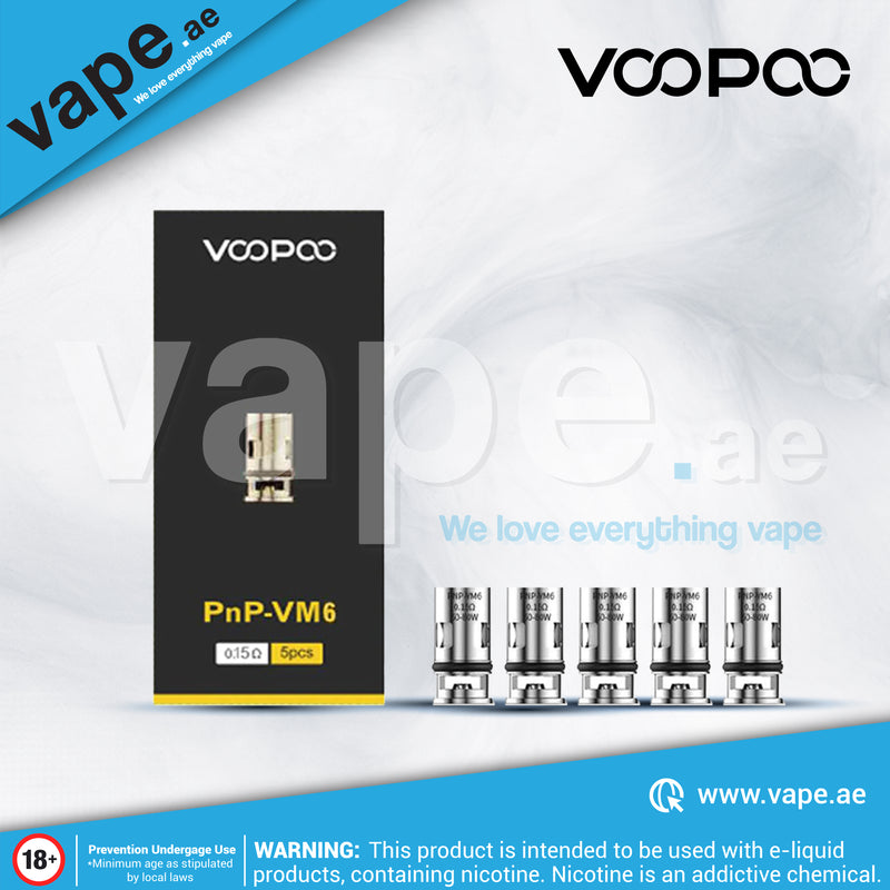 PnP Replacement Coil VM6 0.15ohm ( 5 PC ) by Voopoo