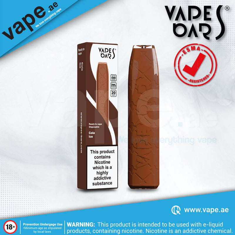 Cola Ice 20mg 800 Puffs by Vapes Bars Angel