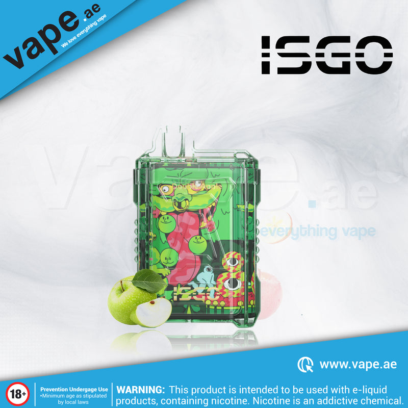 Double Apple 50mg 6000 Puffs by Isgo Drum Box