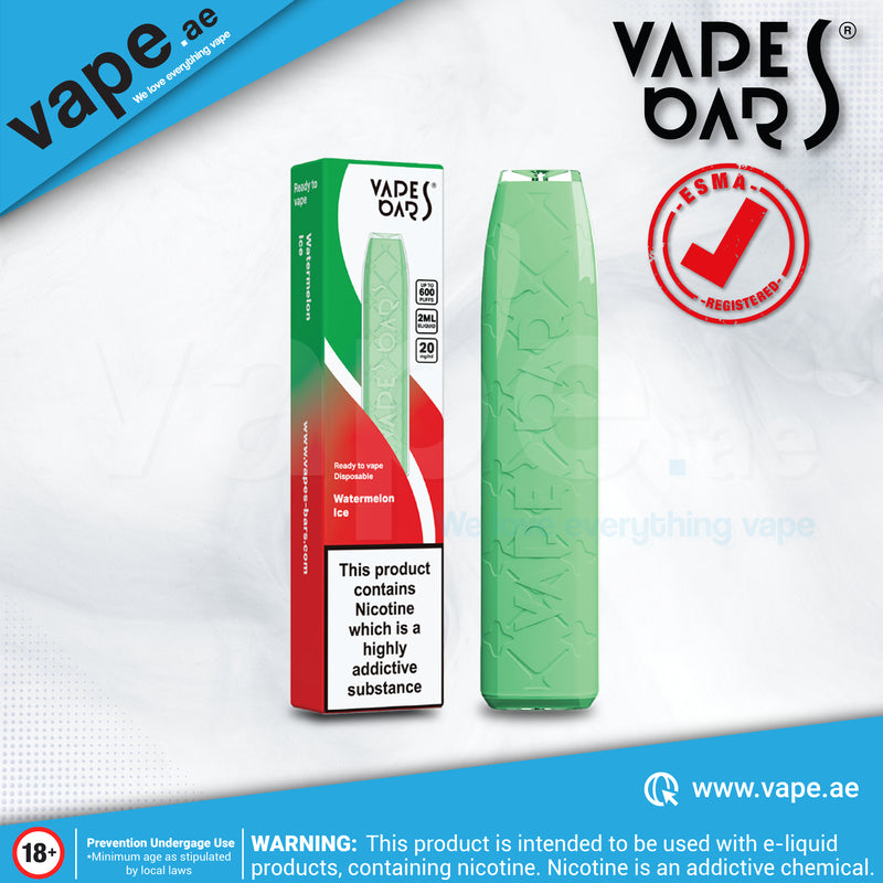 Watermelon Ice 20mg 800 Puffs by Vapes Bars Angel